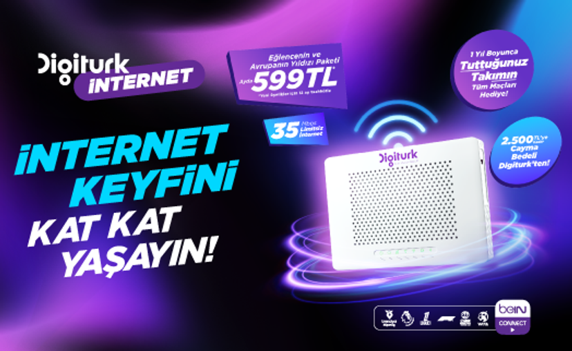 Digiturk İnternet ve TV paketleri